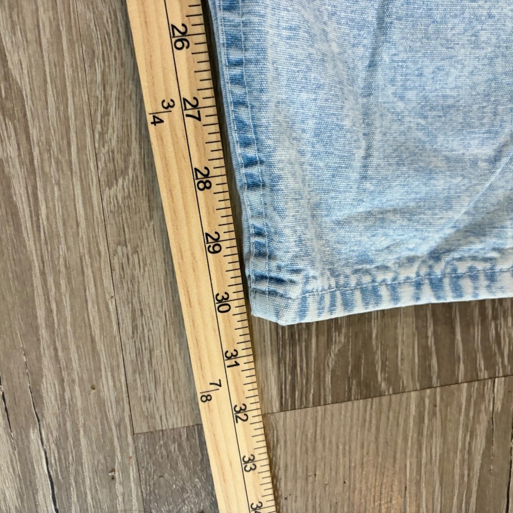 Vintage 80s Lee High Waisted Mom Jeans 12 (26x30)‎ Acid Wash Pleated Tapered USA - Picture 8 of 11